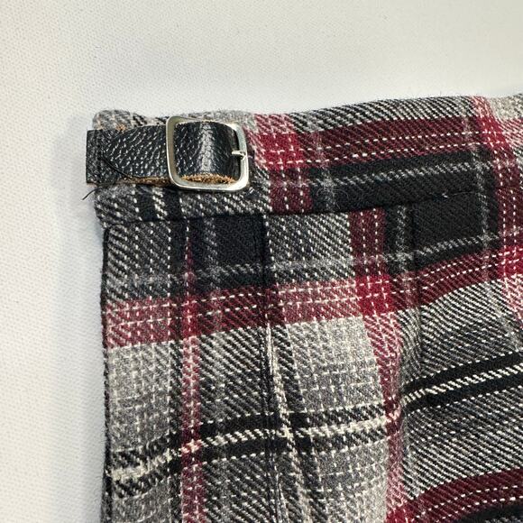 Vintage 1970’s Trader Vic’s Wool Plaid Kilt Skirt Size 6 - Picture 4 of 11